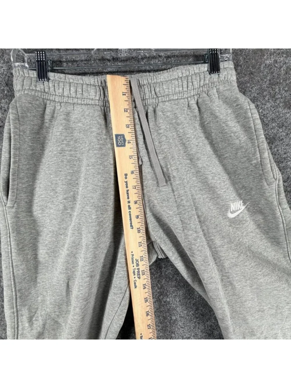 Nike Sportswear Club Fleece Jogger Pants Mens S Gray Performance Mid Rise Sports